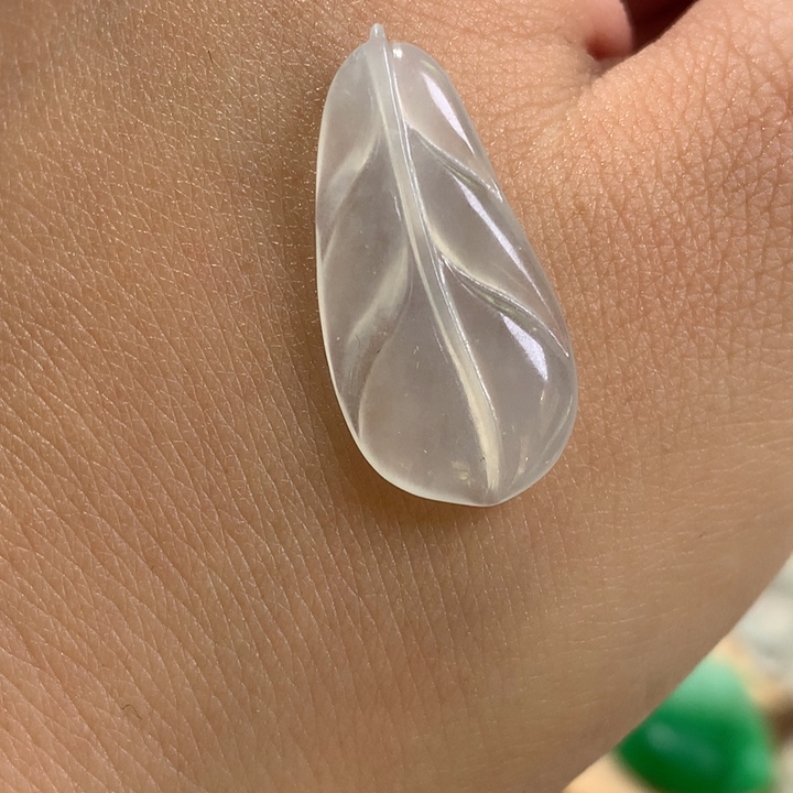 定制翡翠未镶嵌叶子