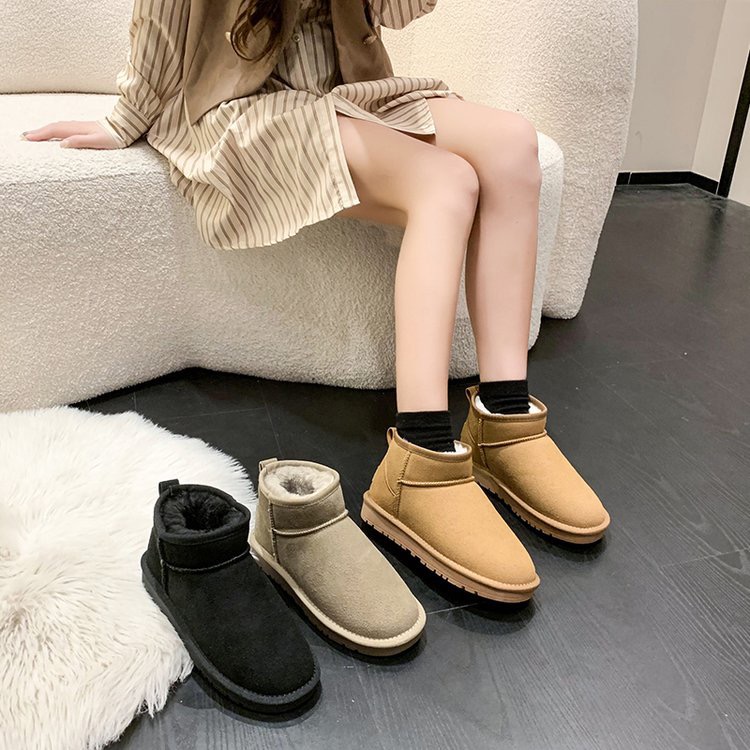 低帮中帮棉鞋保暖时尚雪地靴棉靴防水胶粘冬季