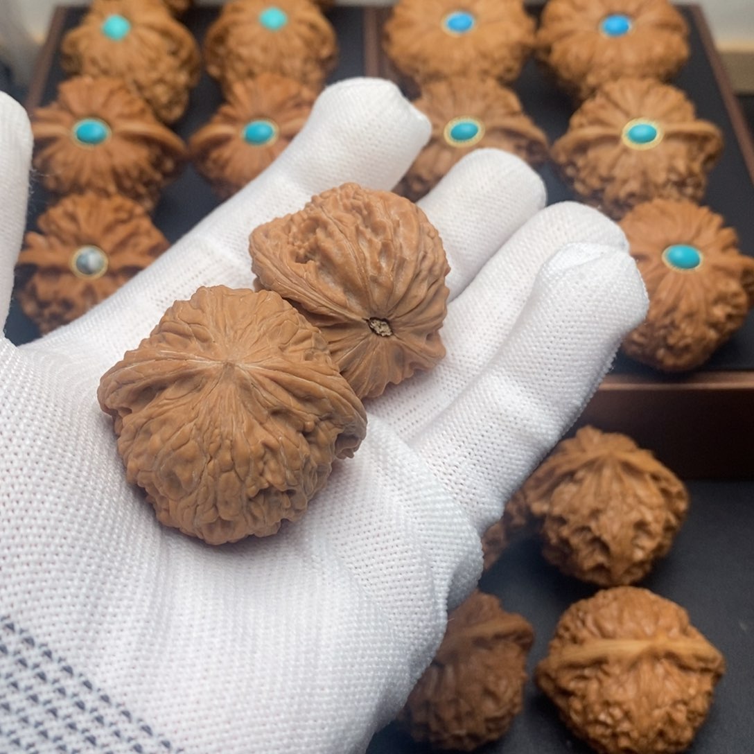 文玩核桃把件凡*磨盘