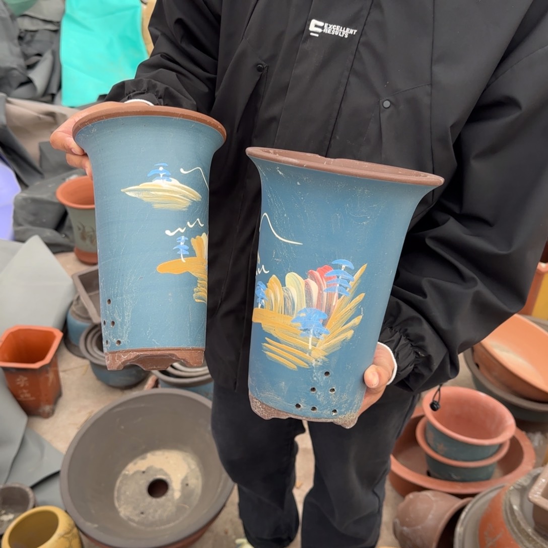 紫砂花盆瑕疵和瑕疵