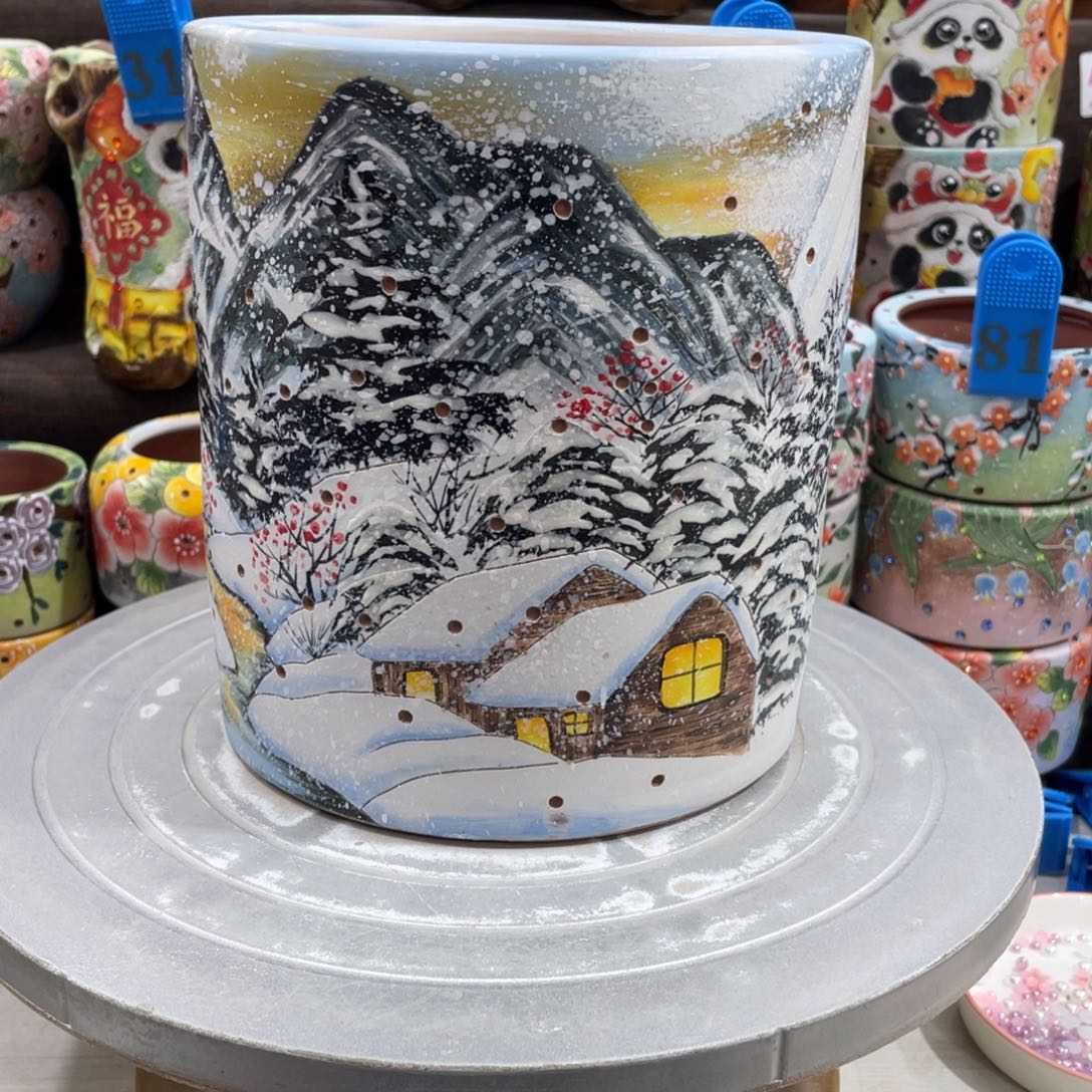 红陶a****n多肉花盆特价微瑕