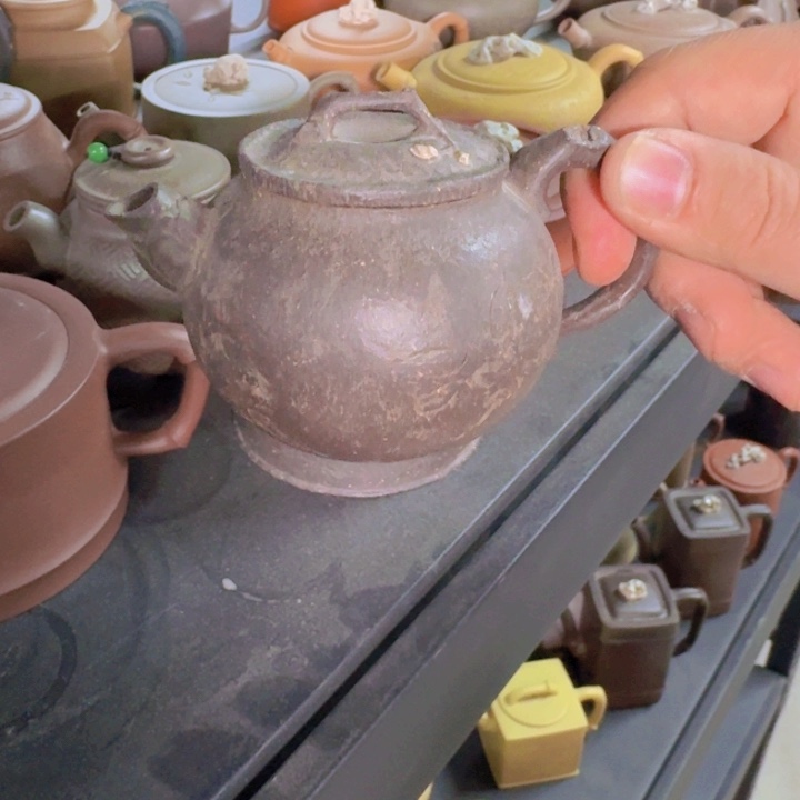 紫砂茶壶手捏壶02紫砂