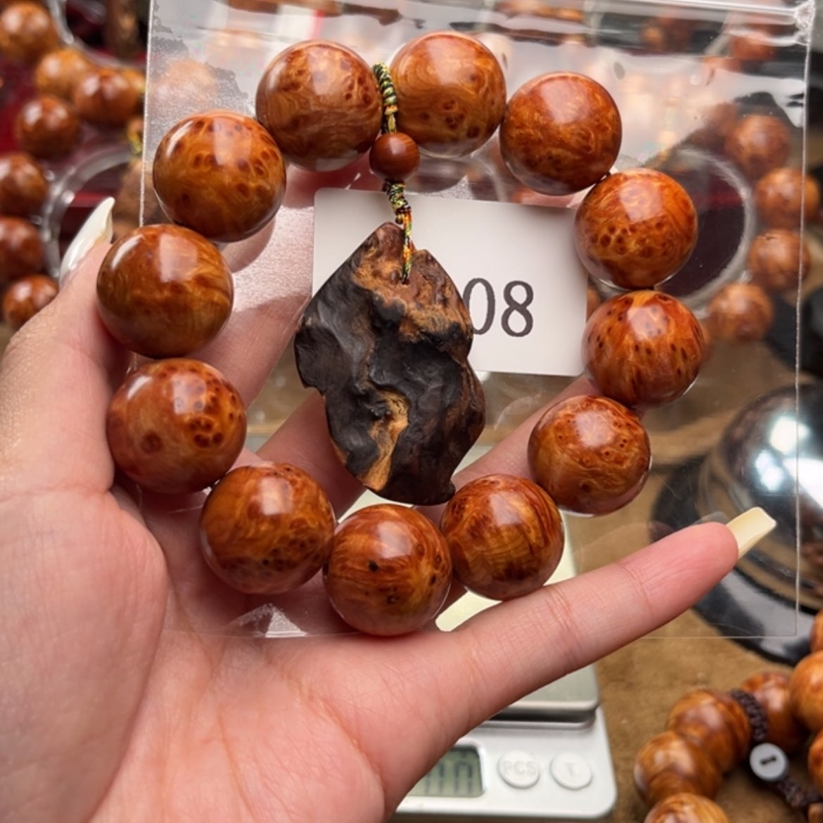 【闪购商品】柏木（崖柏）手串/手链20金刚骨料