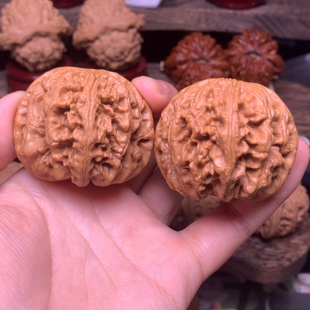 吊坠文玩核桃49粗筋63克