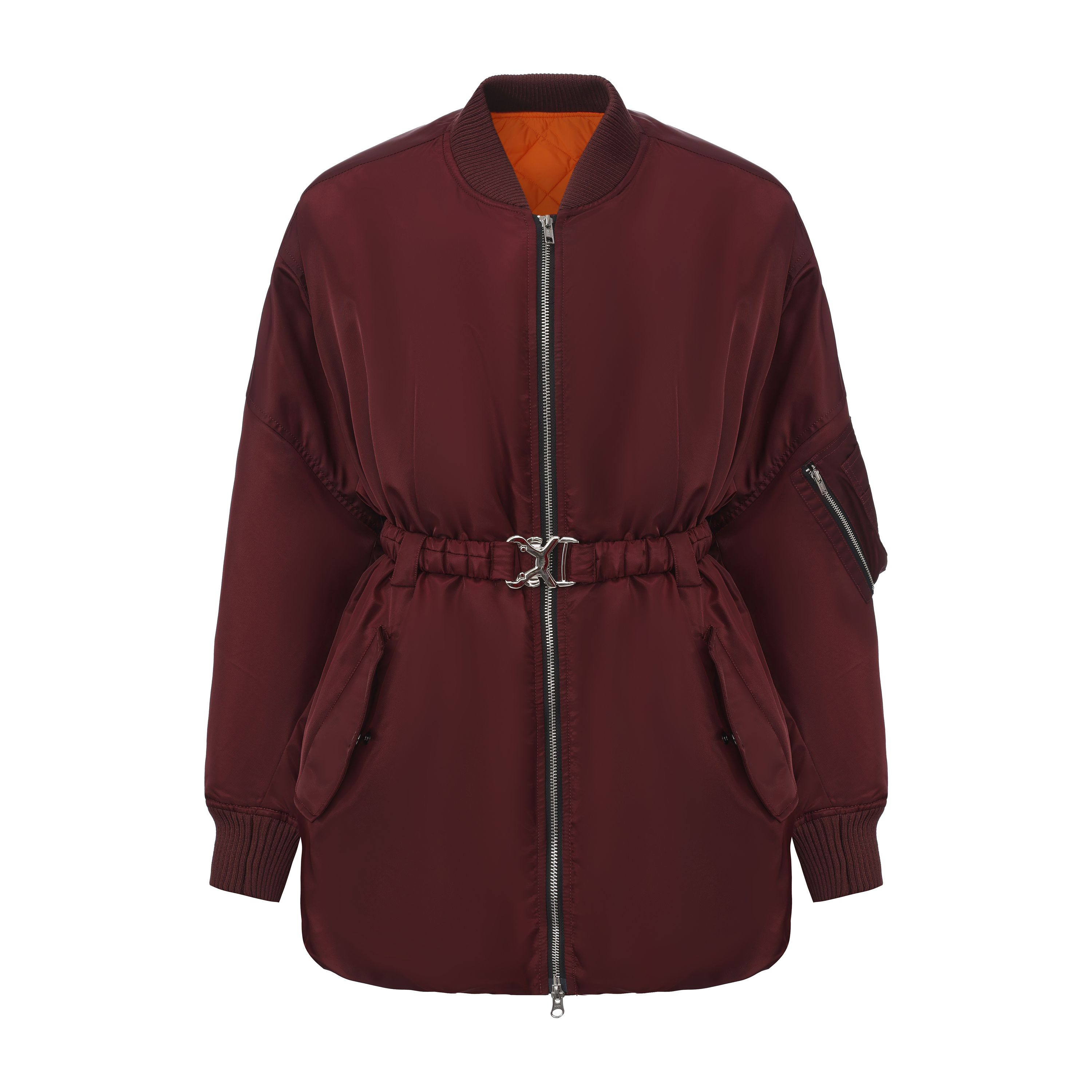 MJ-013宽松型保暖百搭秋冬宽松零压感短款女装收口袖