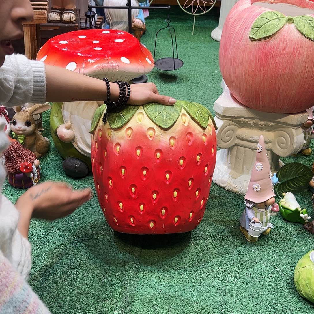 花园摆件红红火火