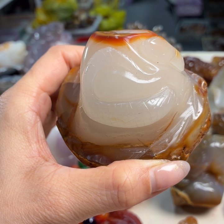 玛瑙/玉髓未镶嵌吊坠(不含链)