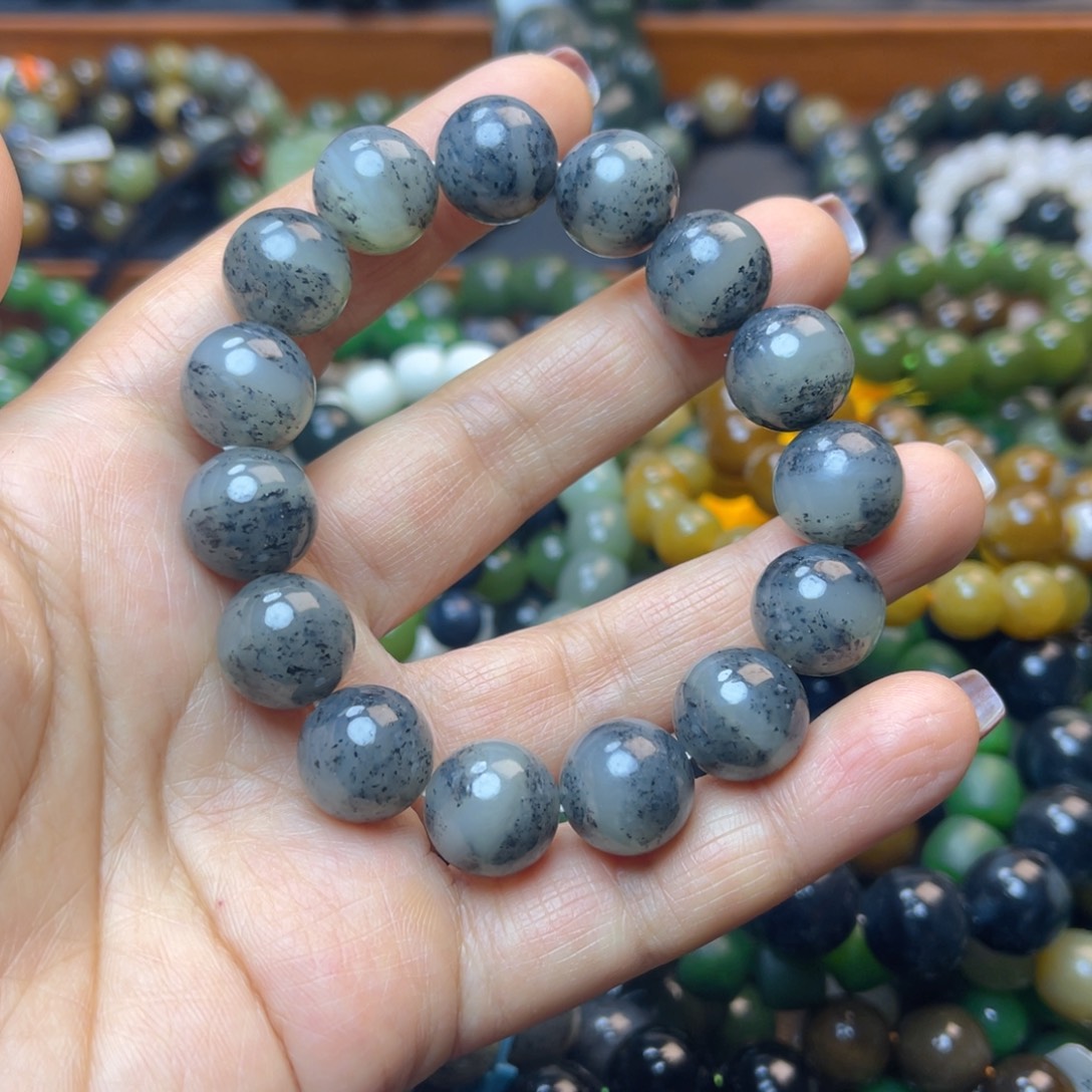 和田玉未镶嵌手链