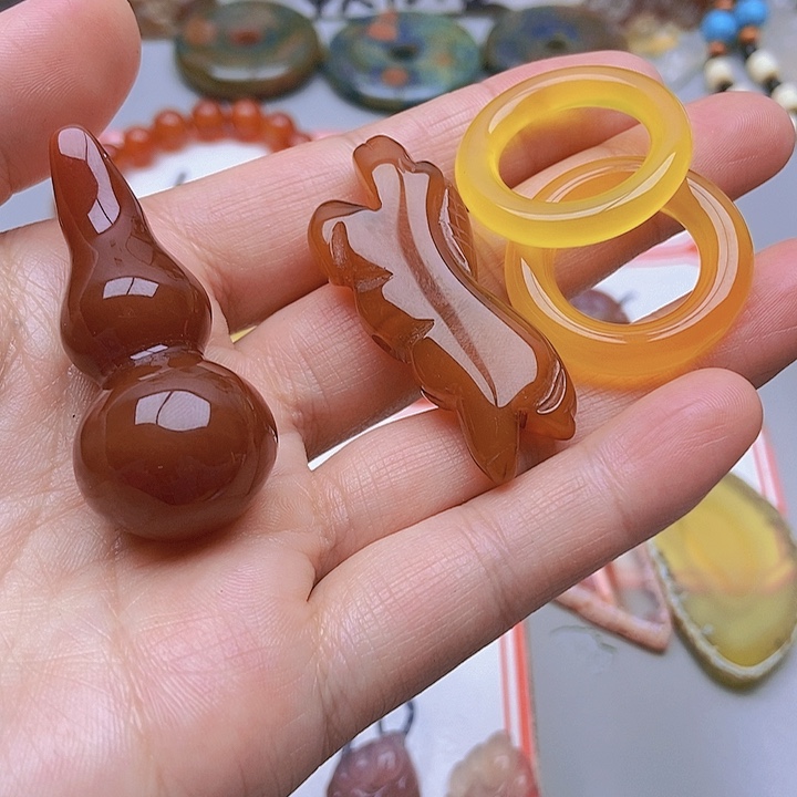 【闪购商品】未镶嵌玛瑙/玉髓珠宝半成品热****)