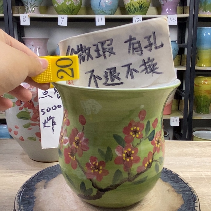 景德镇高温陶瓷花盆