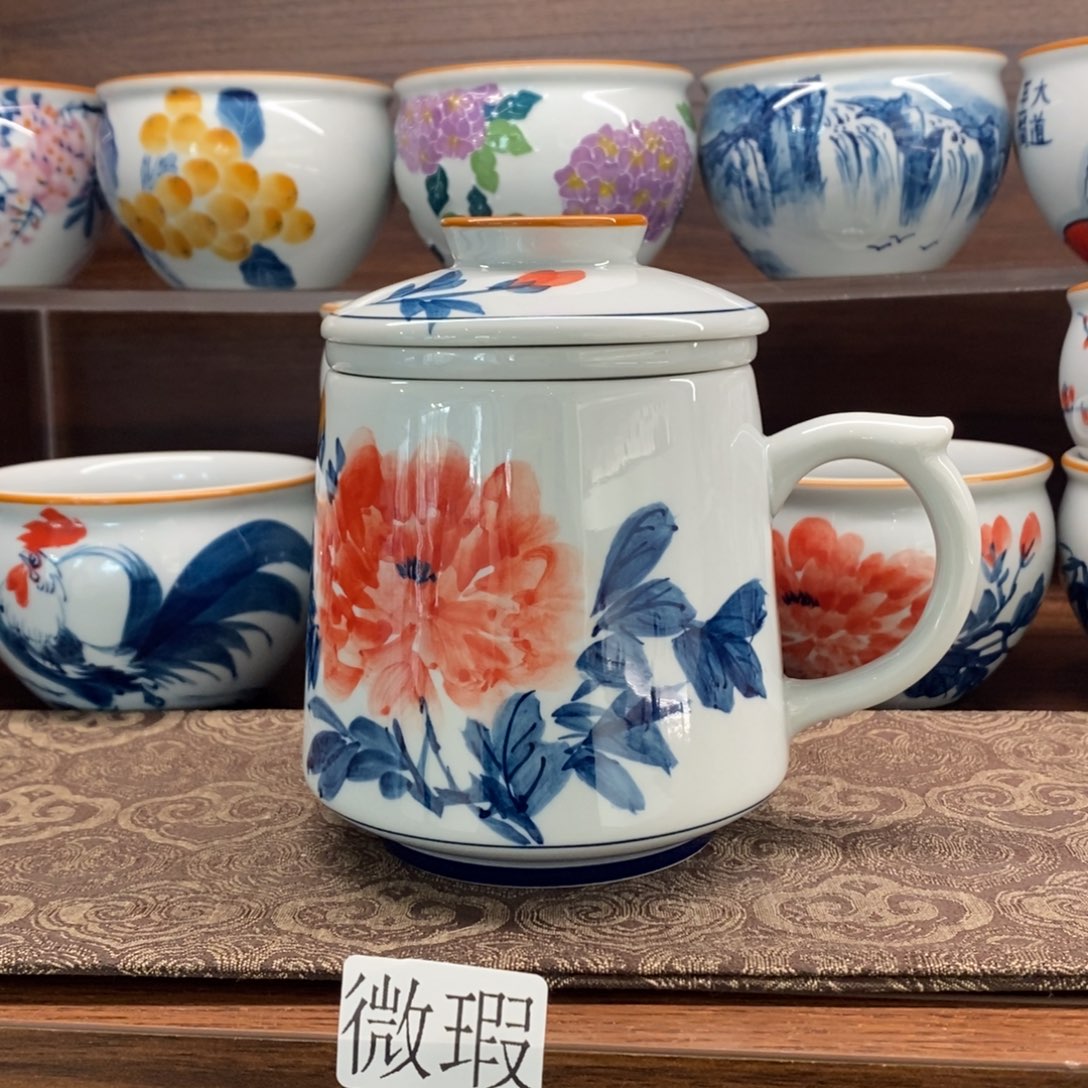 釉下彩手工绘制手工绘制