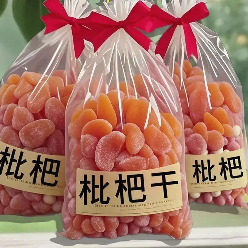 半价抢一斤】竹盐枇杷干大颗粒无核琵琶果干蜜饯果脯孕妇休闲零食