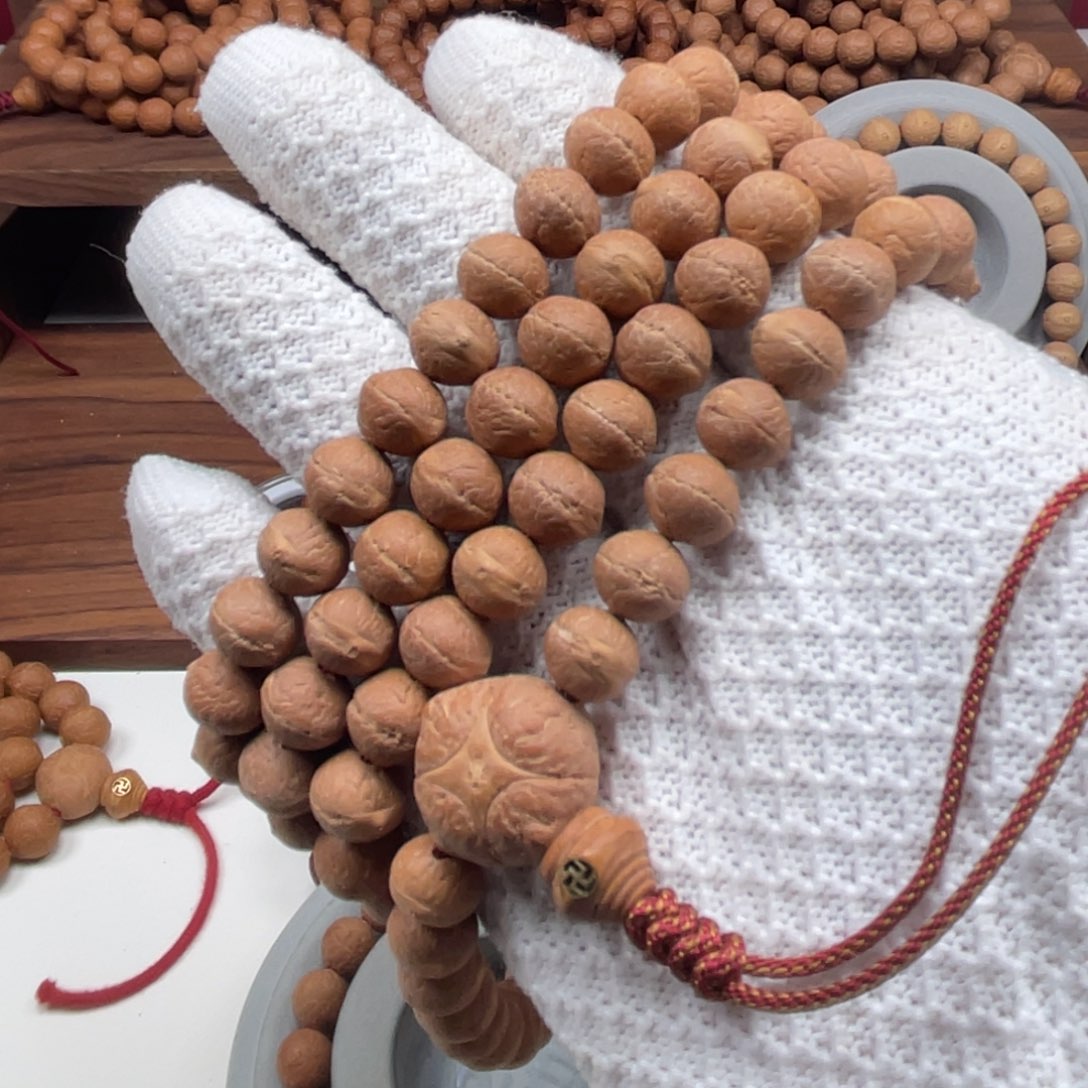 老***售凤眼菩提手串尼泊尔实心飞碟
