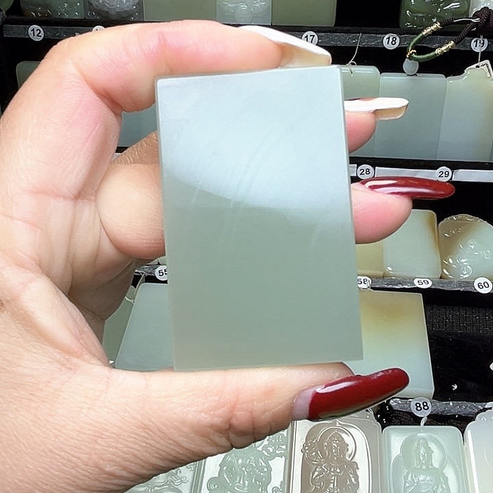 和田玉颈饰未镶嵌仙**根