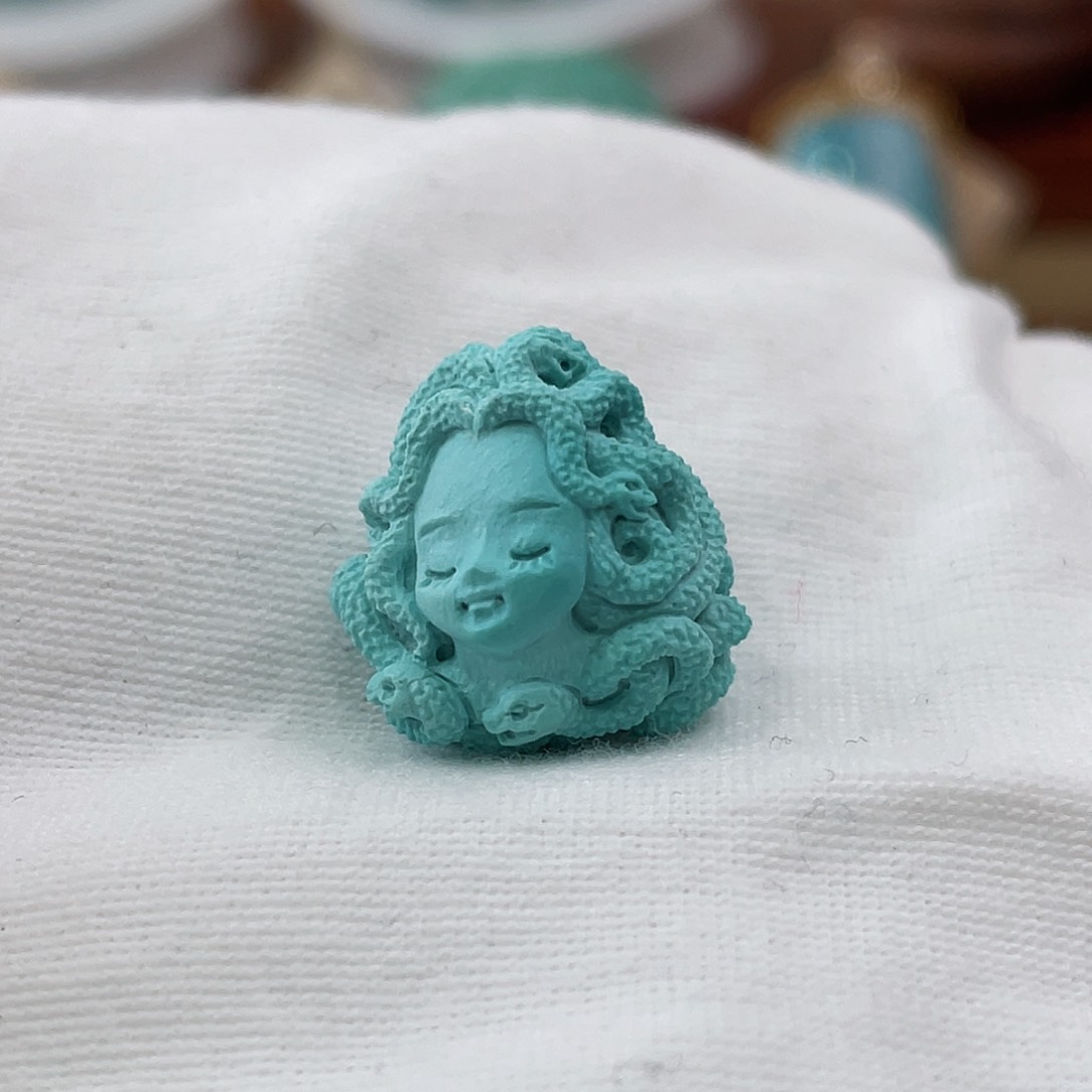 绿松石未镶嵌珠宝半成品