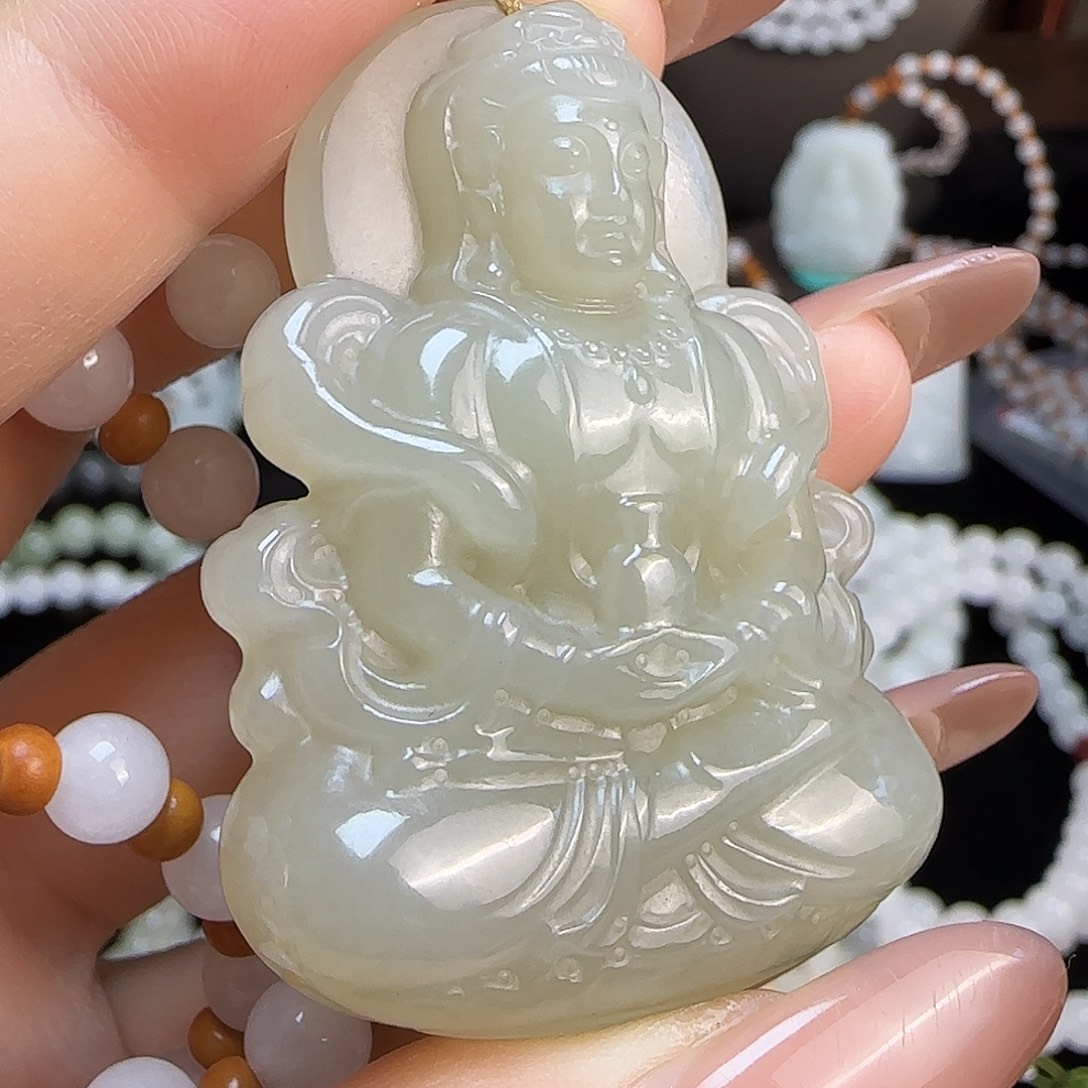 和田玉未镶嵌颈饰定制发货