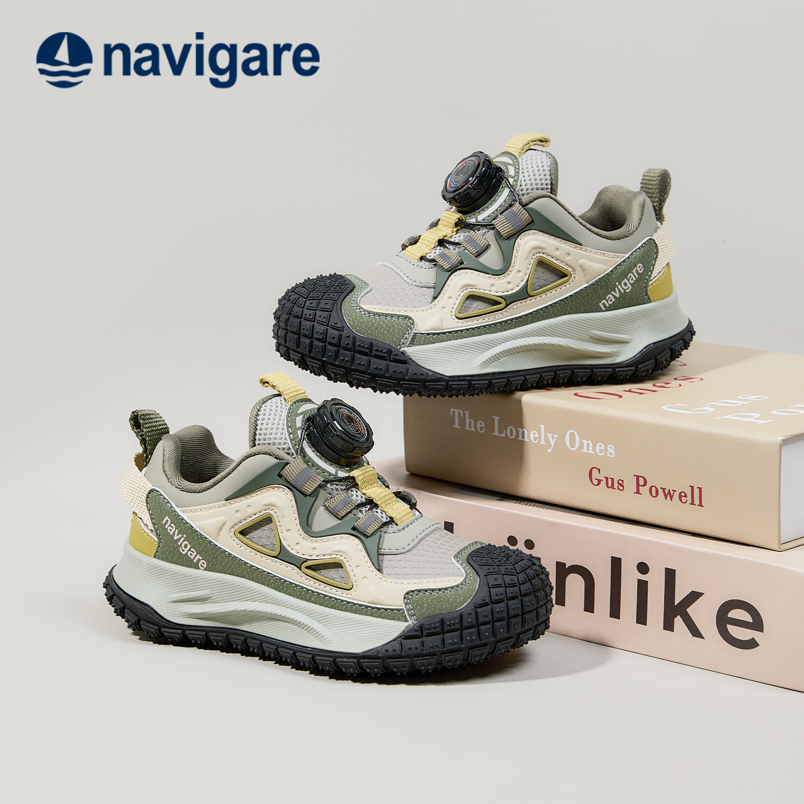 navigarekids意大利小帆船儿童运动鞋2025秋冬新款耐磨户外登山鞋