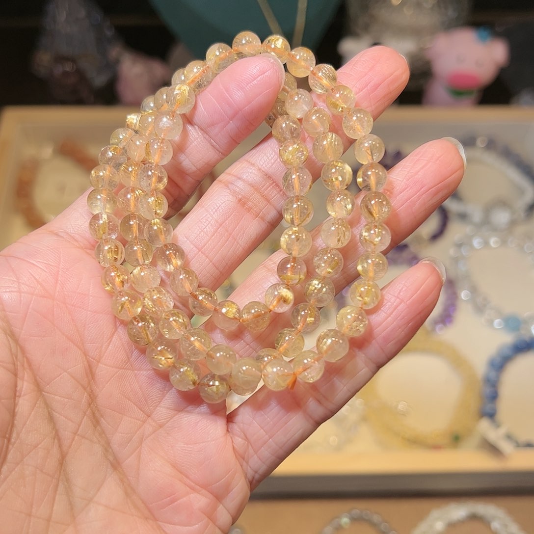 水晶手链未镶嵌发晶