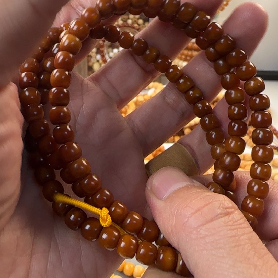 星月菩提吊坠兜*✨7×6极致藏红脖挂