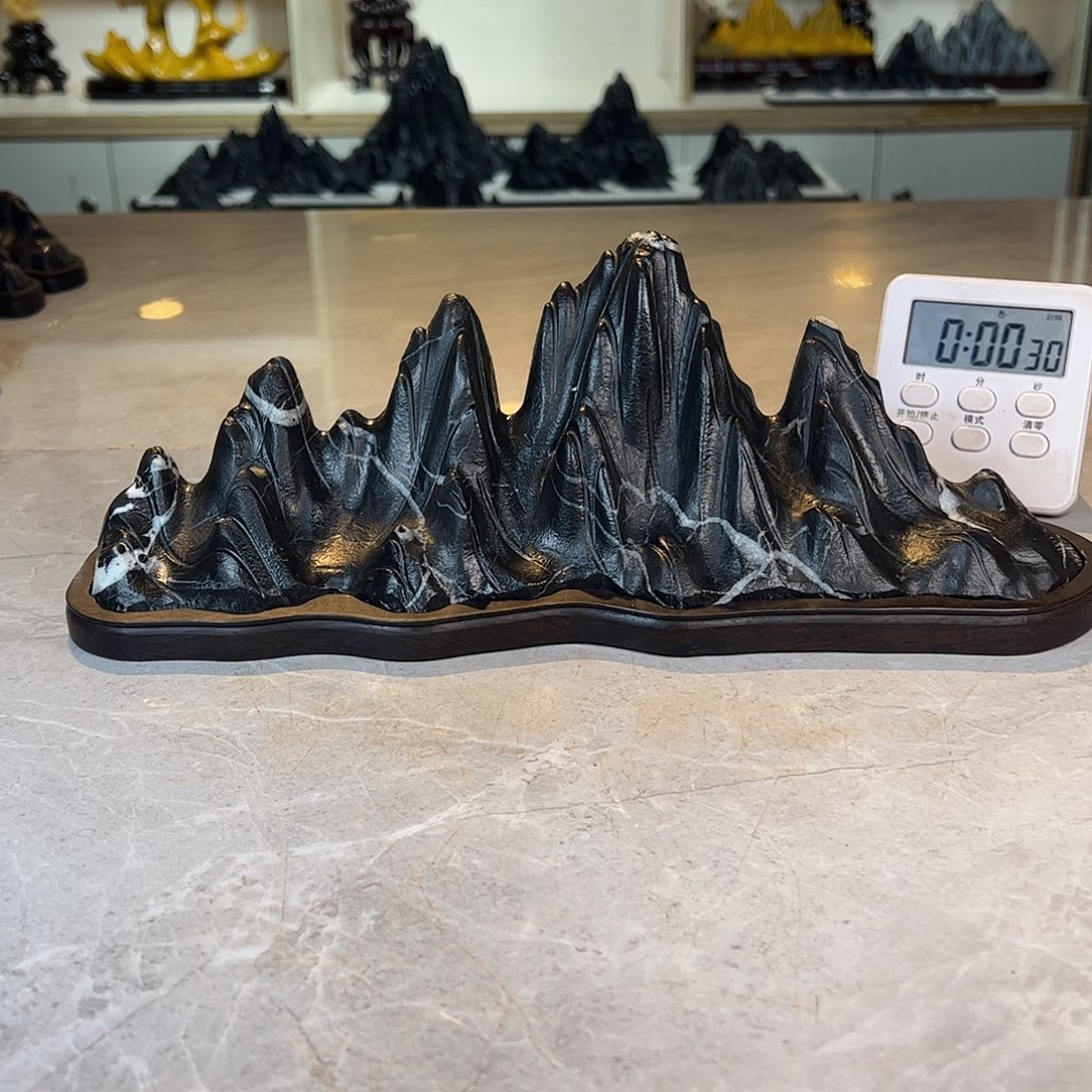 海***峰灵璧奇石博览会摆件