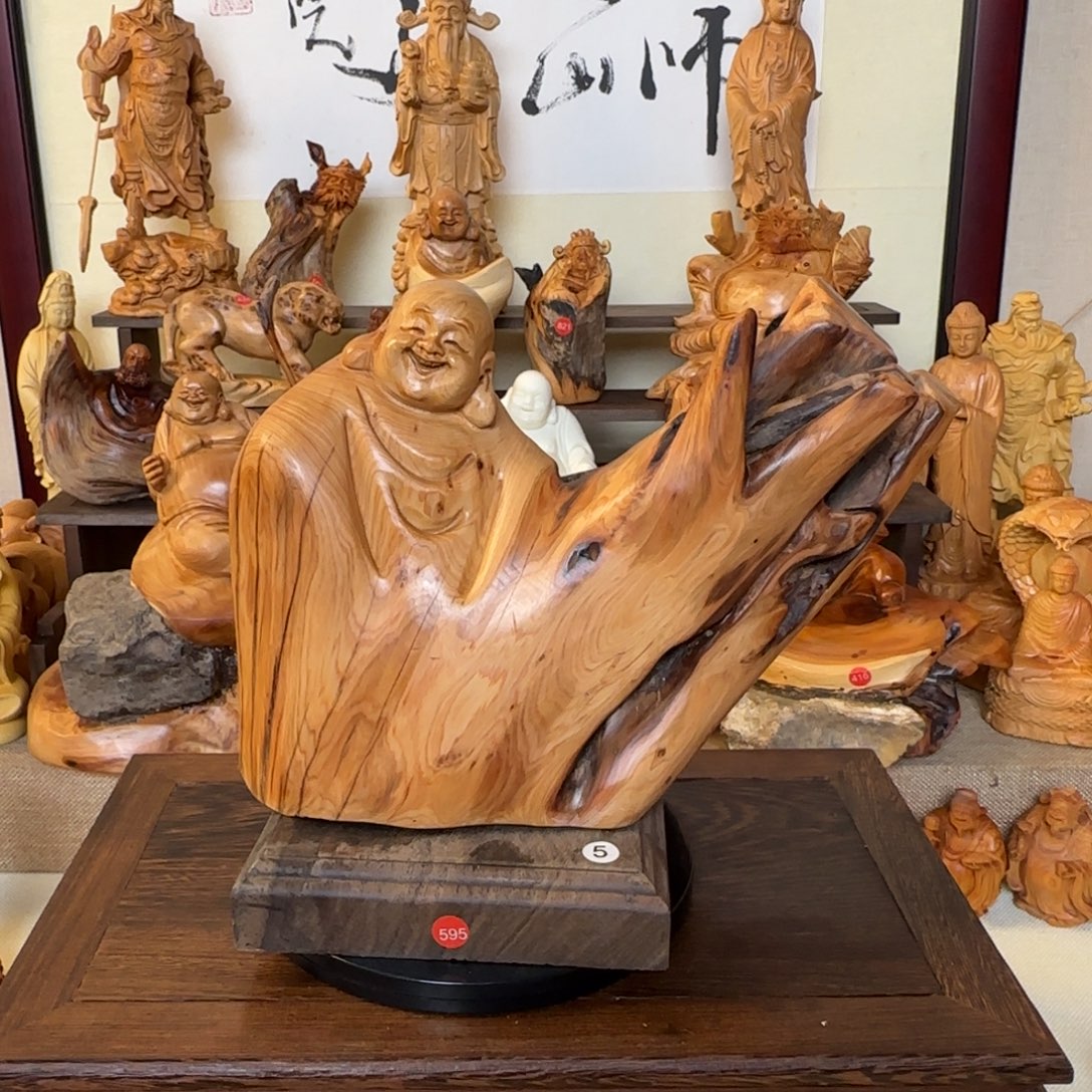 崖柏小木匠艺雕一物一拍