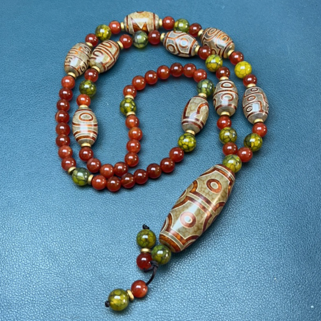 一到九眼全家福项链男女同款