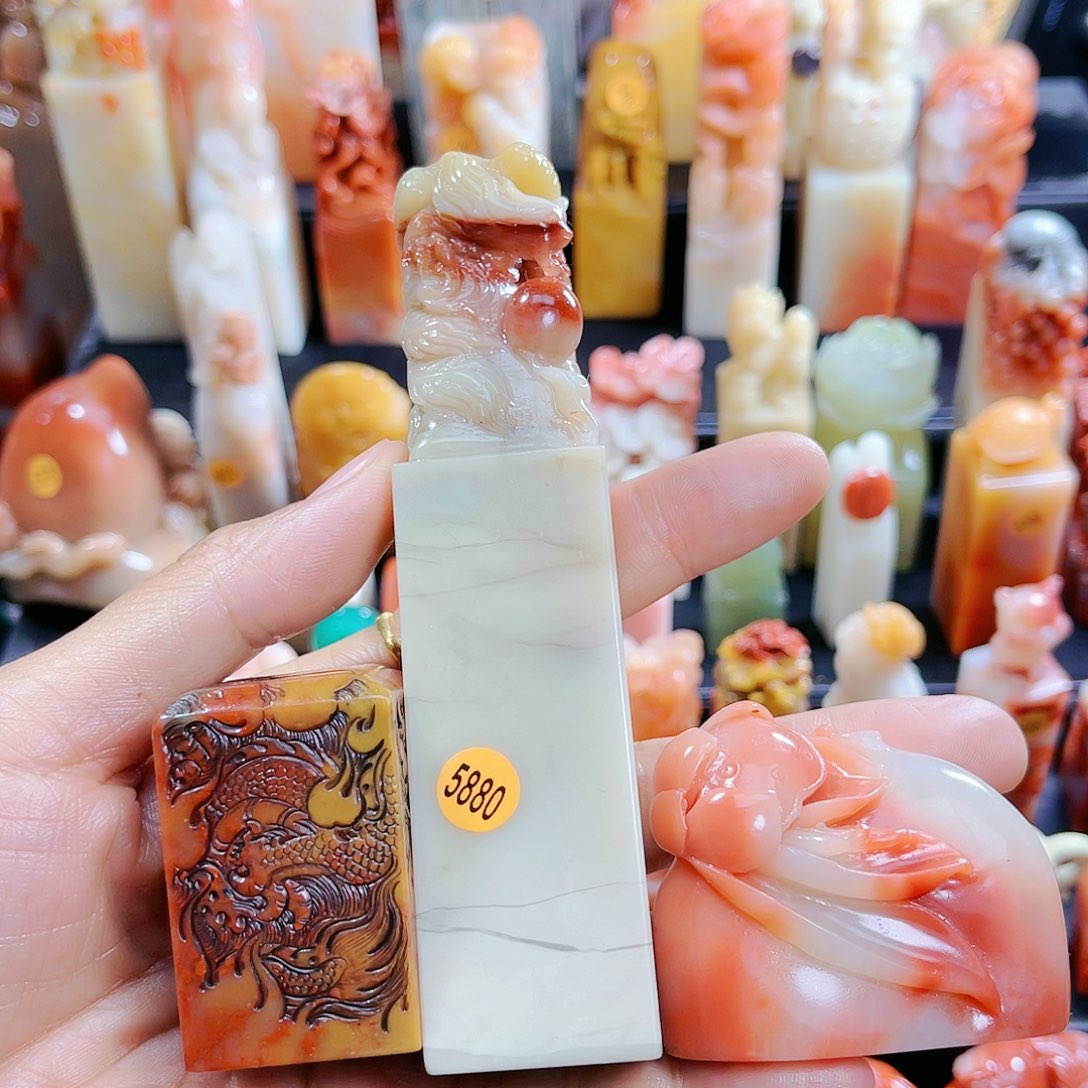 昌化石印石闲**书5880包邮包刻