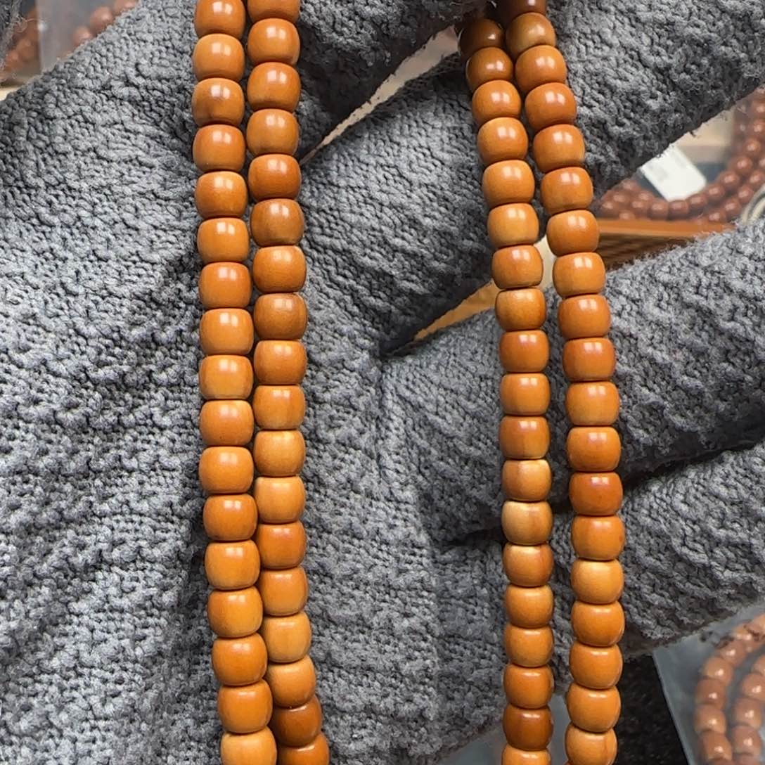 手串橄榄核老挝脖挂微花微色差5.6福利