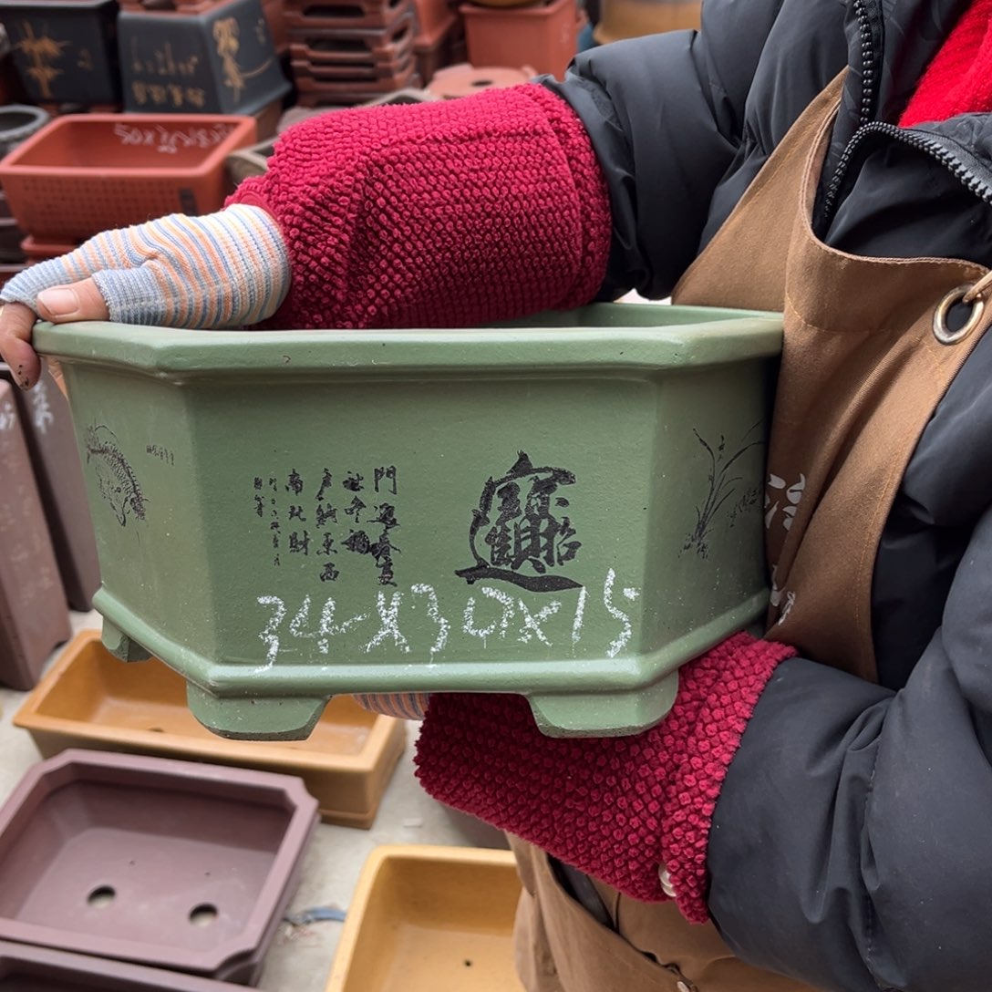 紫砂花盆盆景艺术