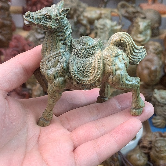 森***玖木质类绿檀木马上发财