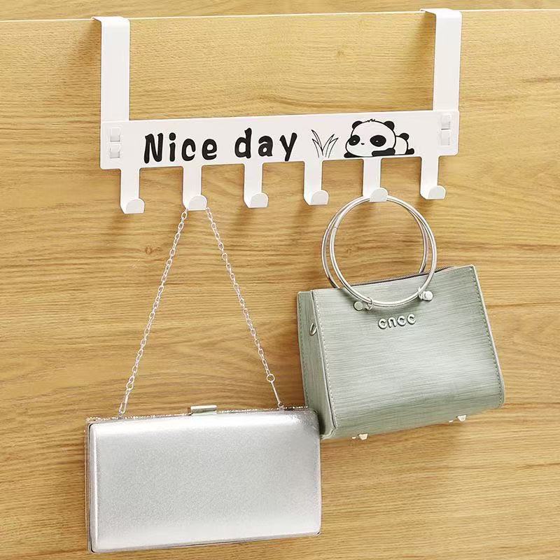 (拍一发二)卧室门后挂钩挂架门不锈钢免钉无痕挂衣钩置物架