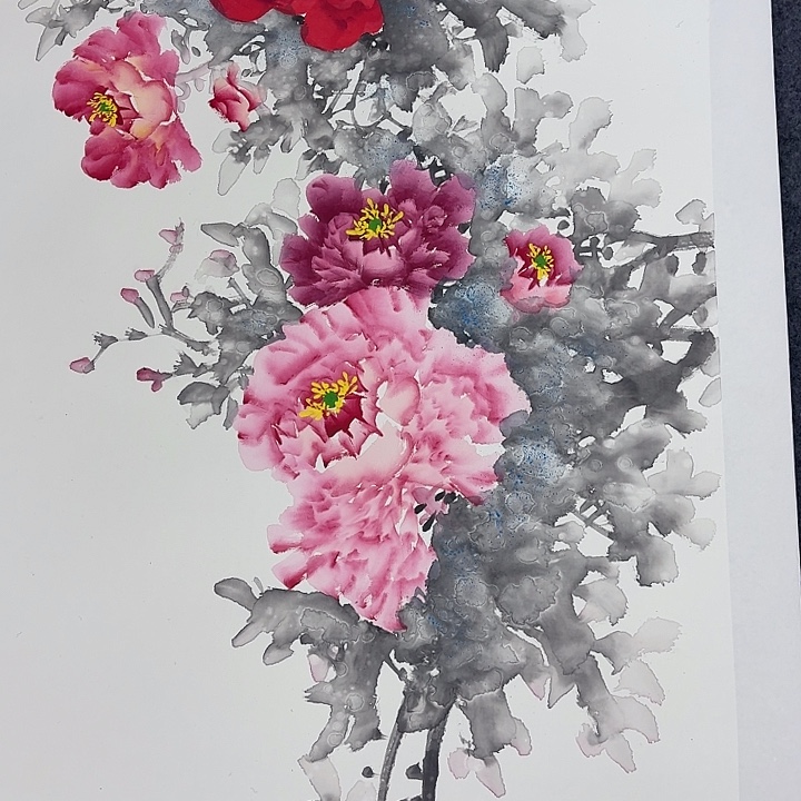 国画手绘国画作品