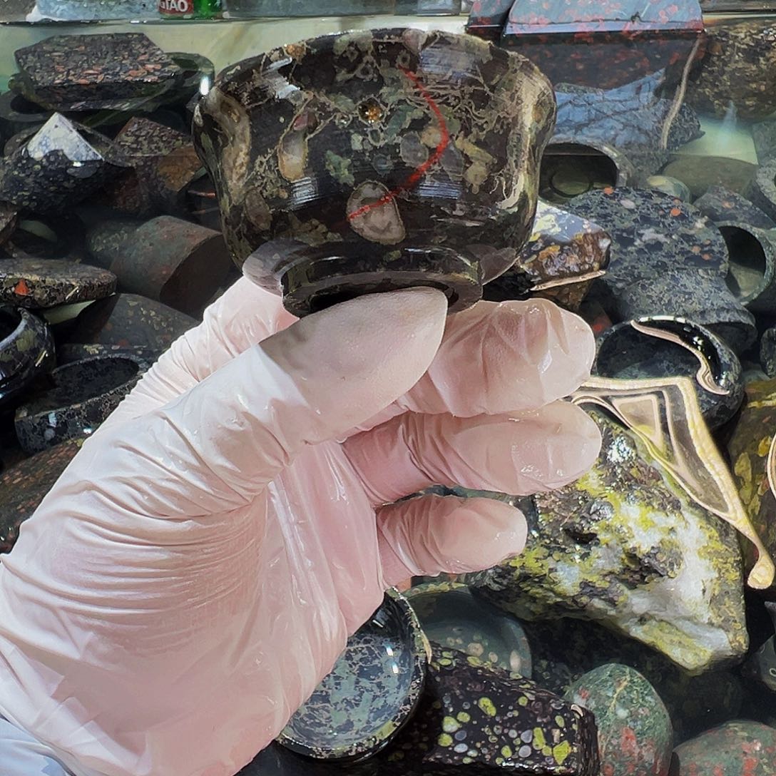 梅花玉鱼缸石茶周边不退不换