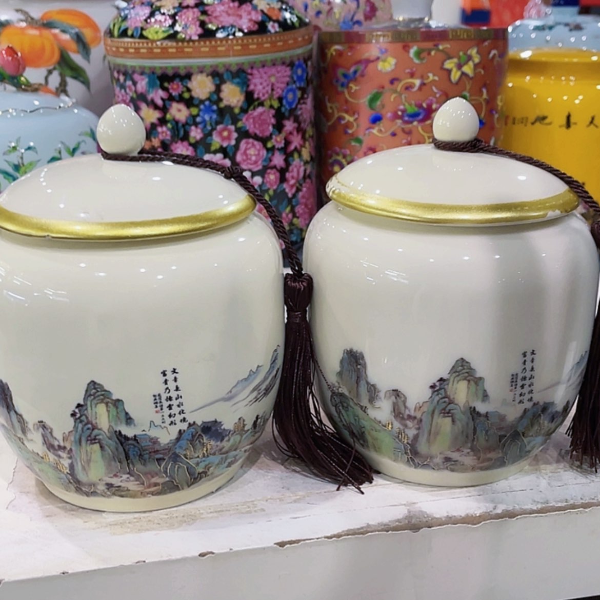 【闪购商品】罐陶瓷茶叶罐密封罐