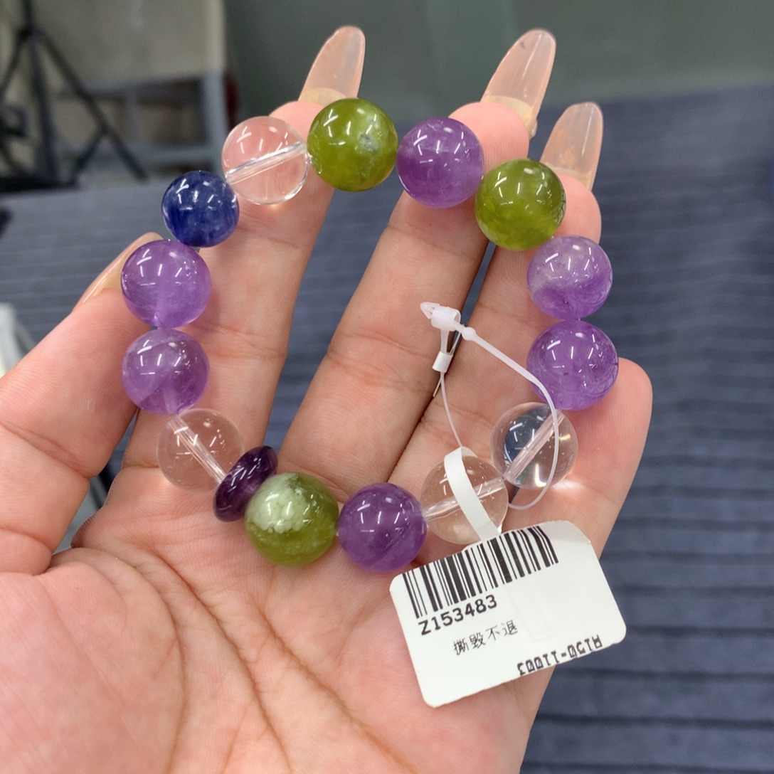 水晶手链未镶嵌紫水晶