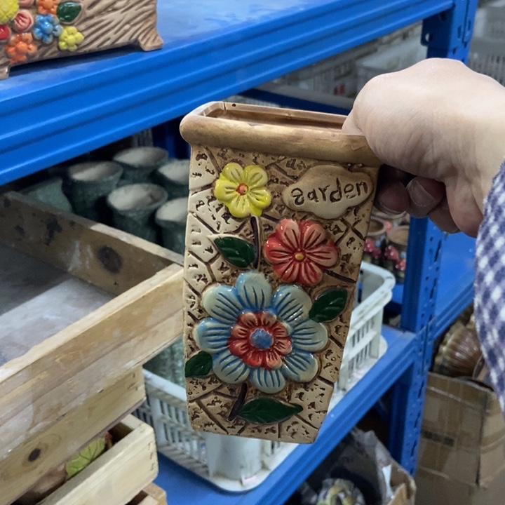 陶瓷花盆单场满9.9发10*17