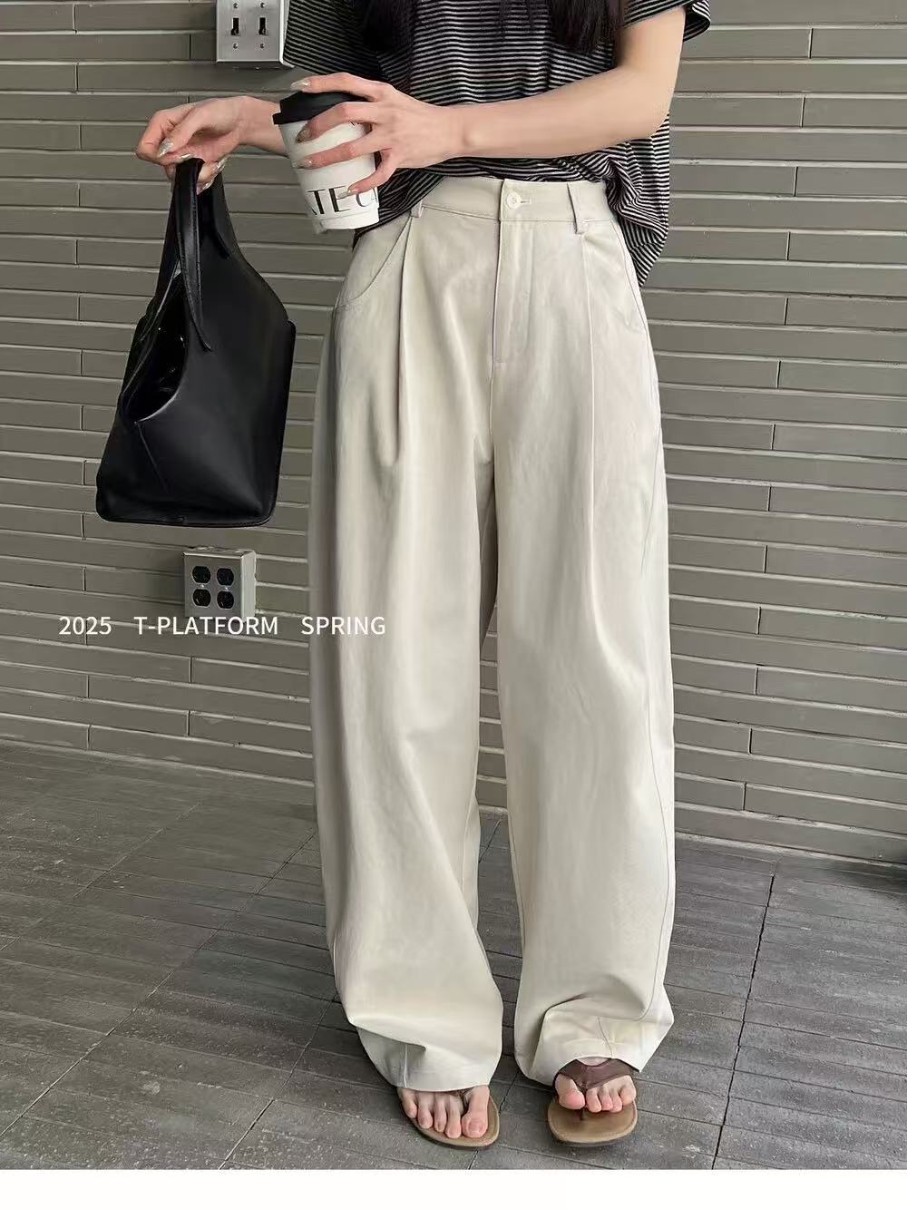 【T台T-PLATFORM断码福福款15175#】春夏香蕉裤休闲裤百搭韩版阔