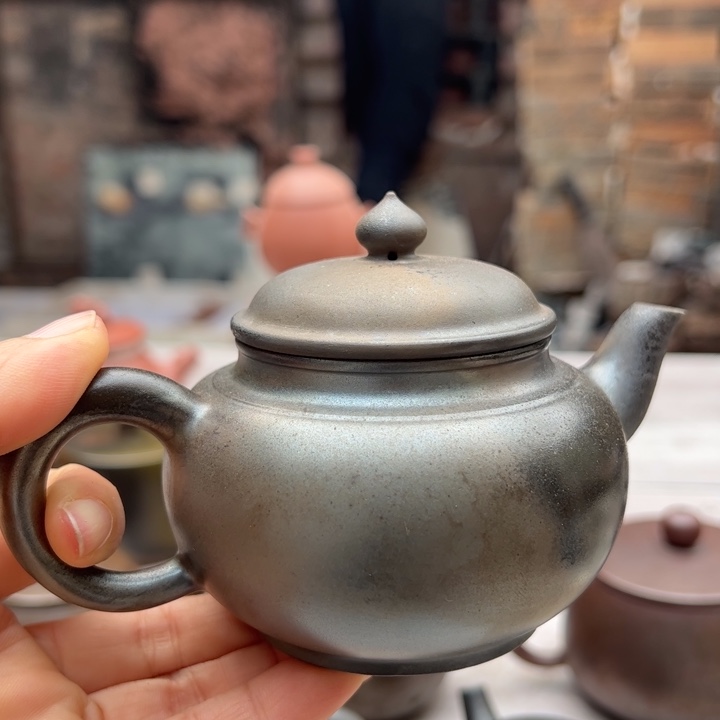 陶瓷柴烧坭兴陶原矿180毫升微瑕