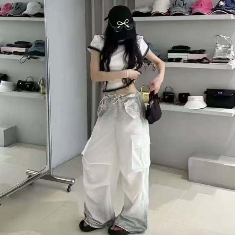 【渐变调子】工装裤女