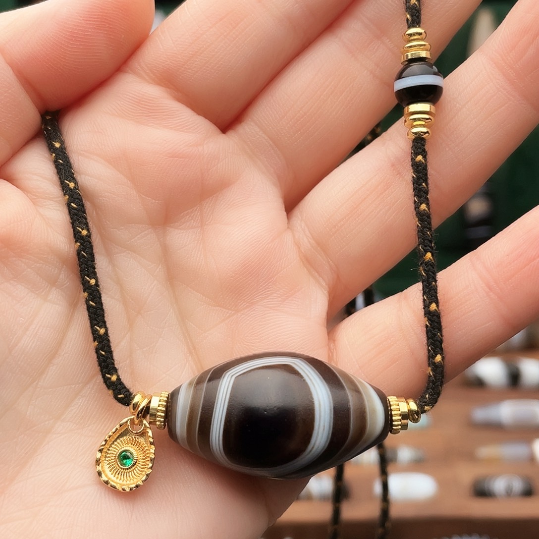 玛瑙/玉髓合金珠宝半成品