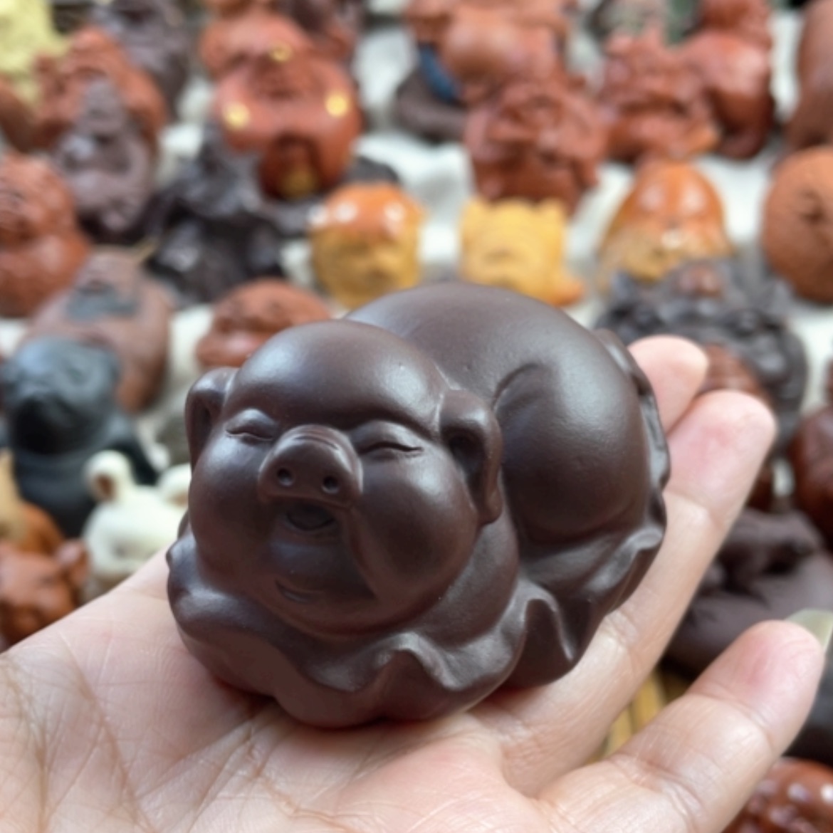 【闪购商品】紫砂茶宠紫砂小猪