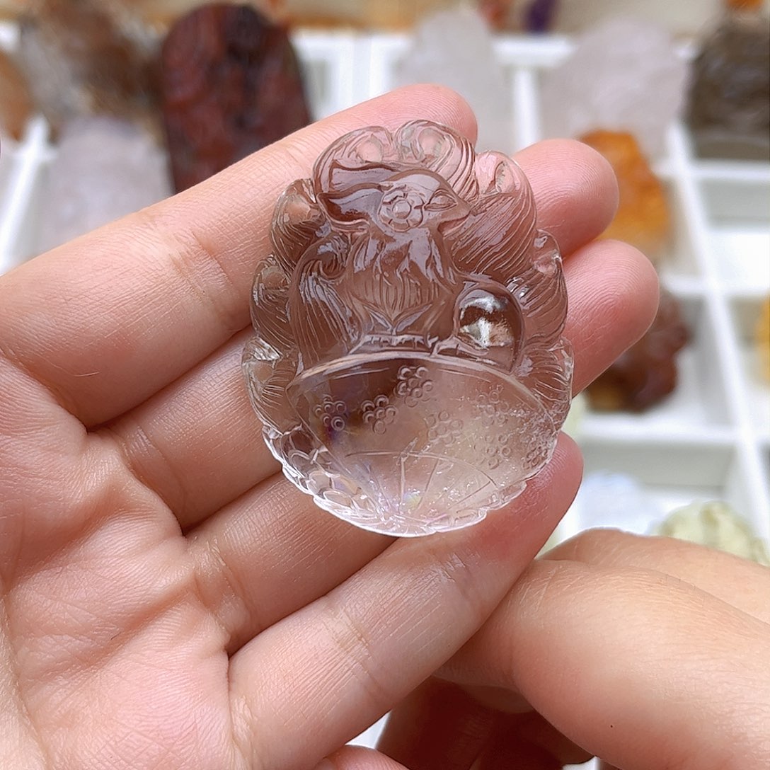 水晶吊坠(不含链)未镶嵌