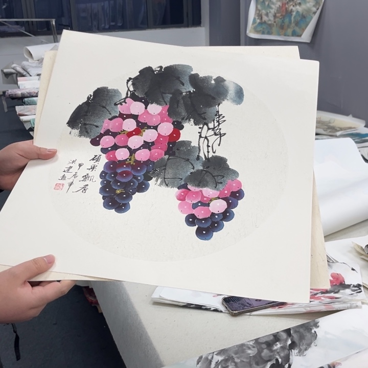 国画绘画手绘作品