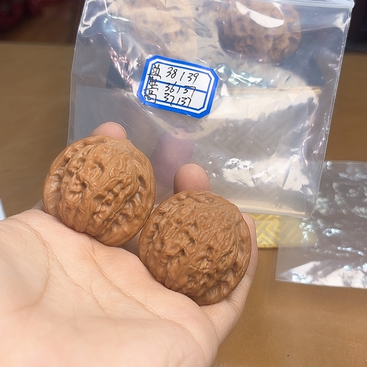 把件文玩核桃非嫁接将军帽