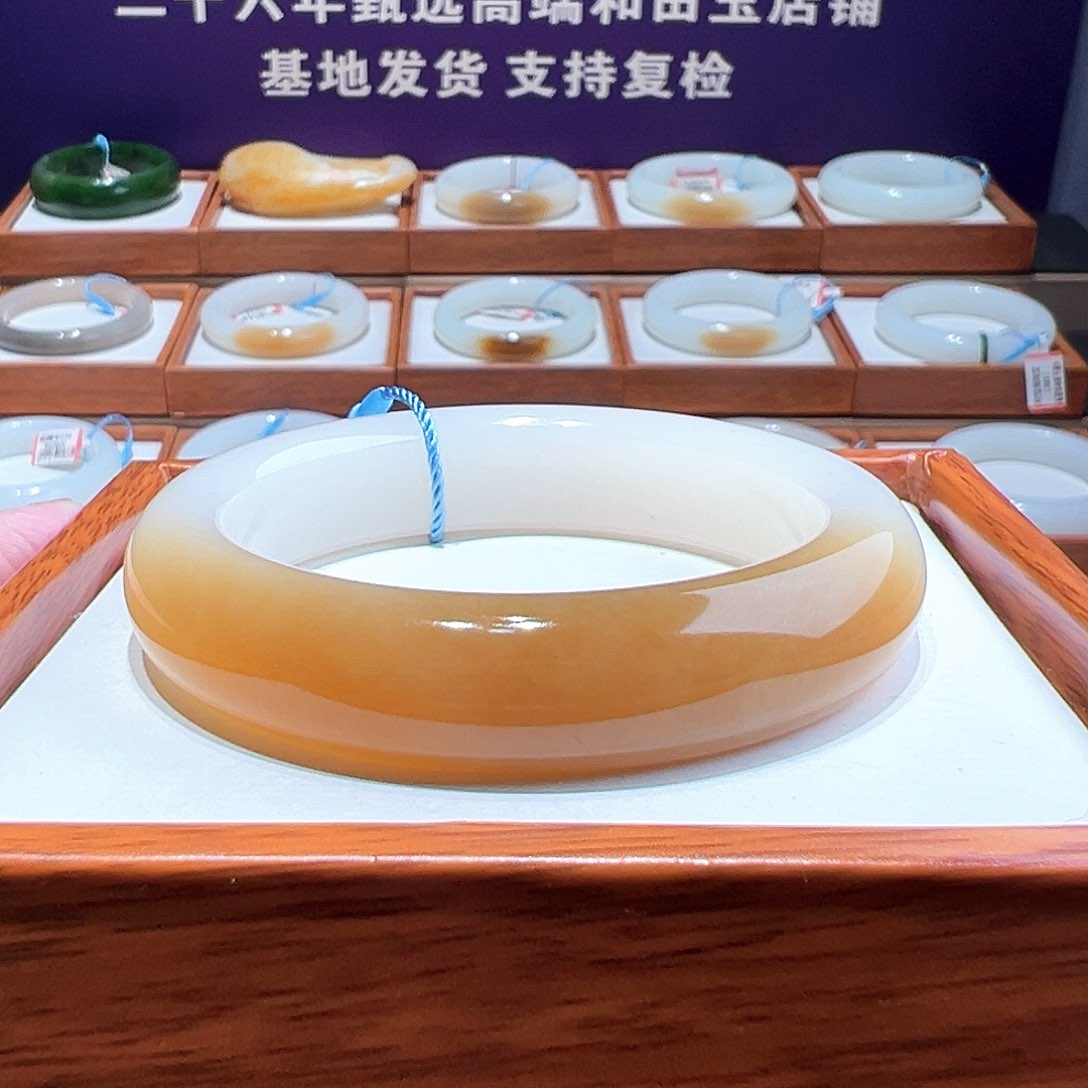 和田玉手镯 52 53未镶嵌