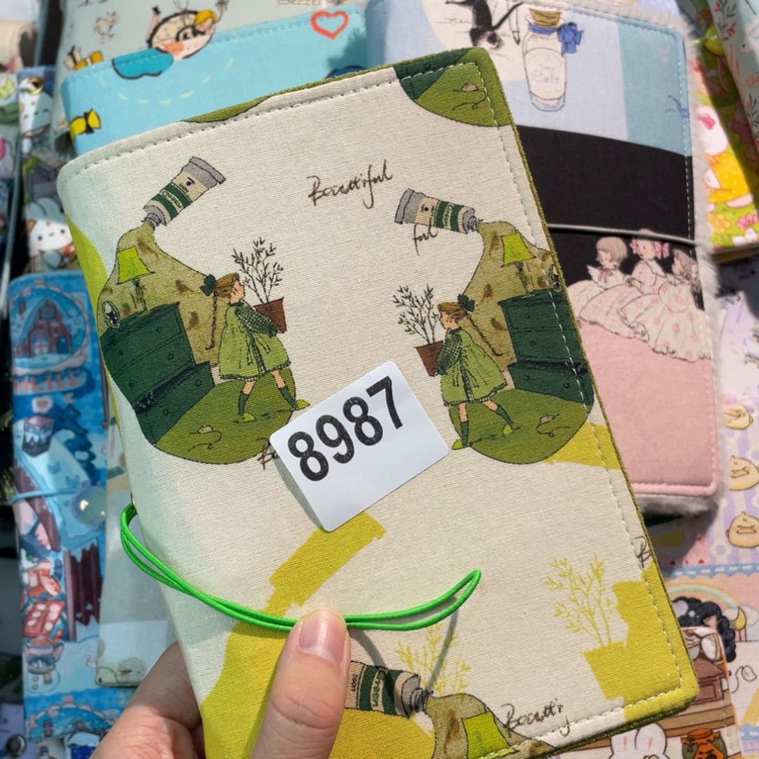 织绣A6活页不送纸8987