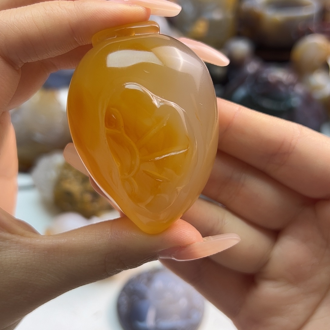 玛瑙/玉髓合金颈饰