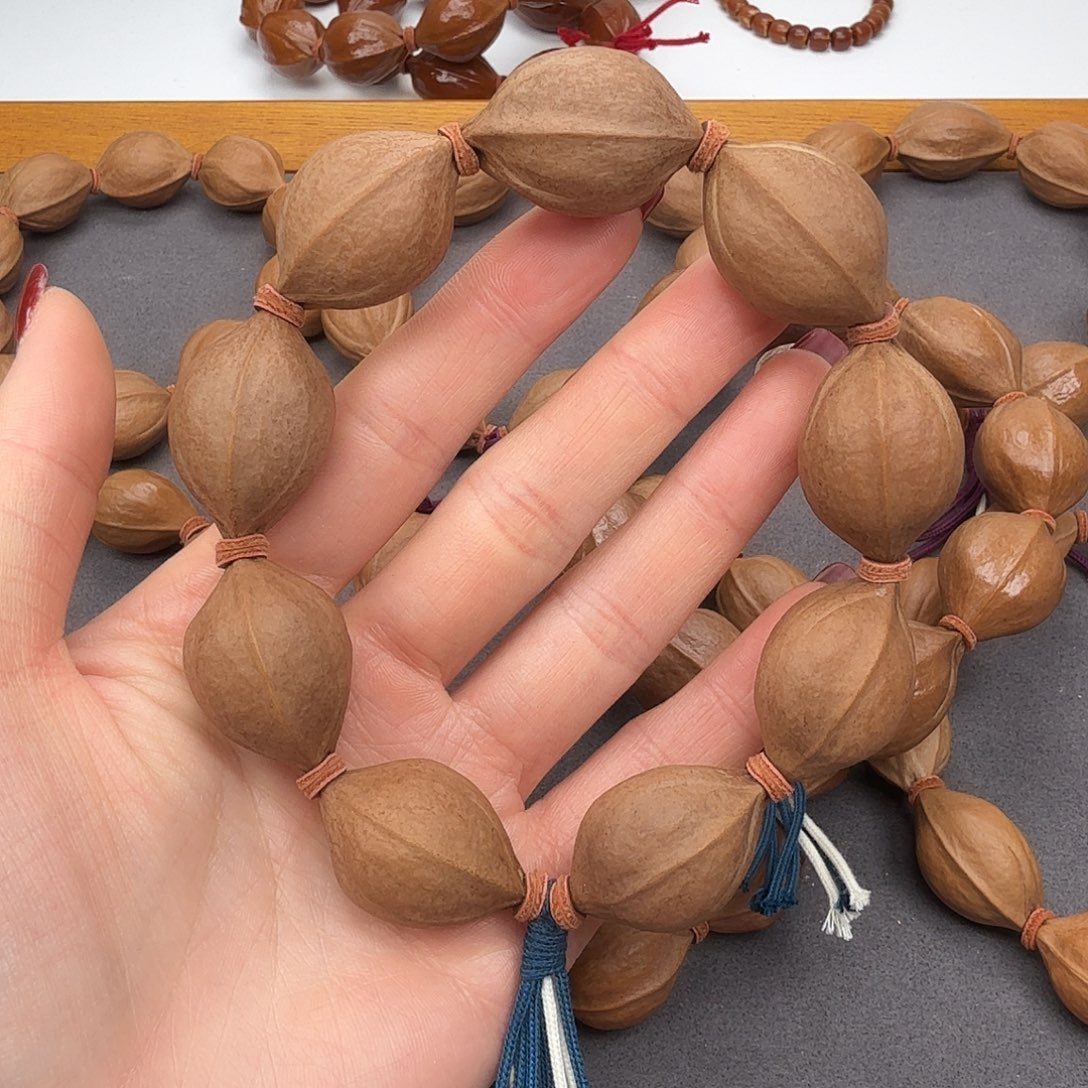 秦***原20*30精配款梅林铁核手串