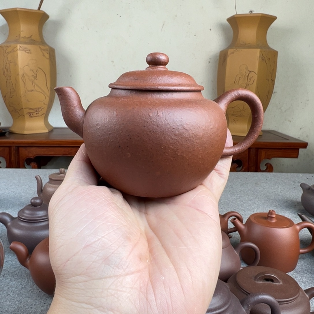 人***然非池 紫朱泥 半手工