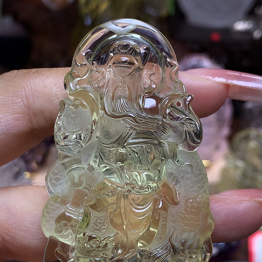 老***长水晶颈饰未镶嵌天然